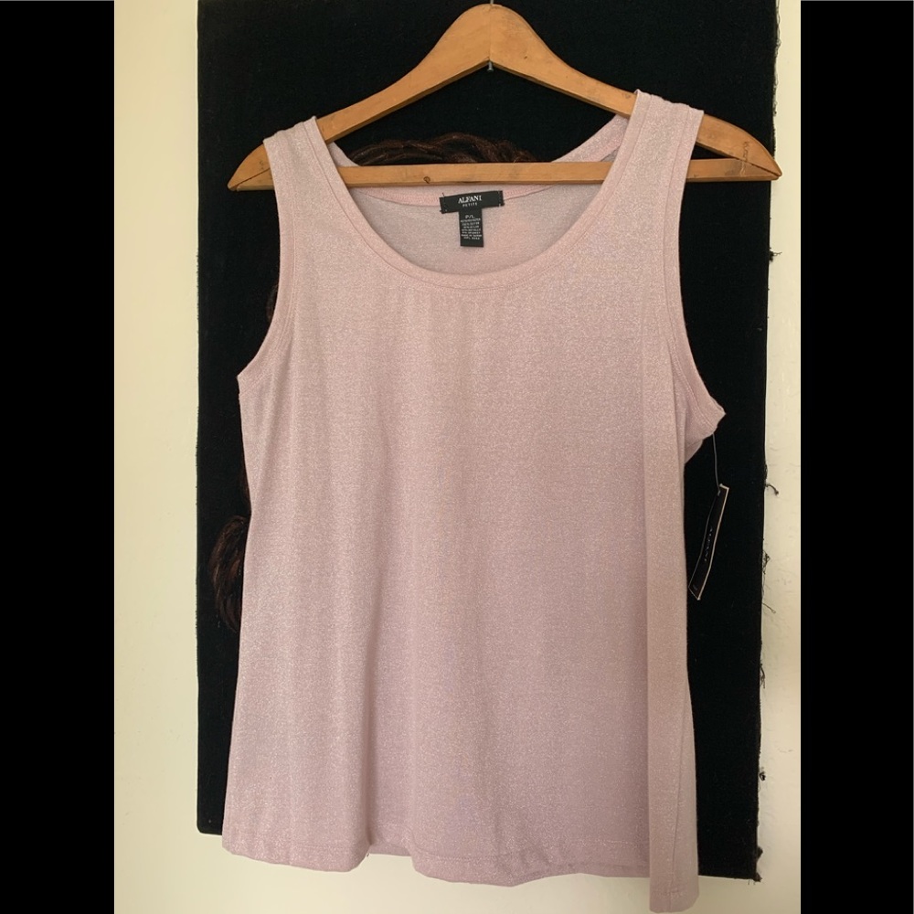NWT Alfani Metallic Pale Pink